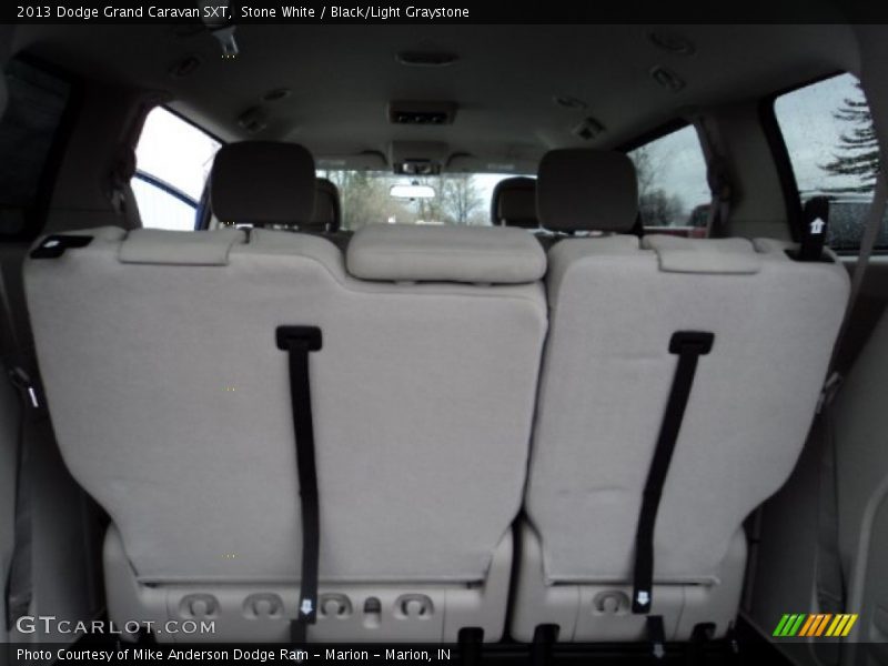 Stone White / Black/Light Graystone 2013 Dodge Grand Caravan SXT