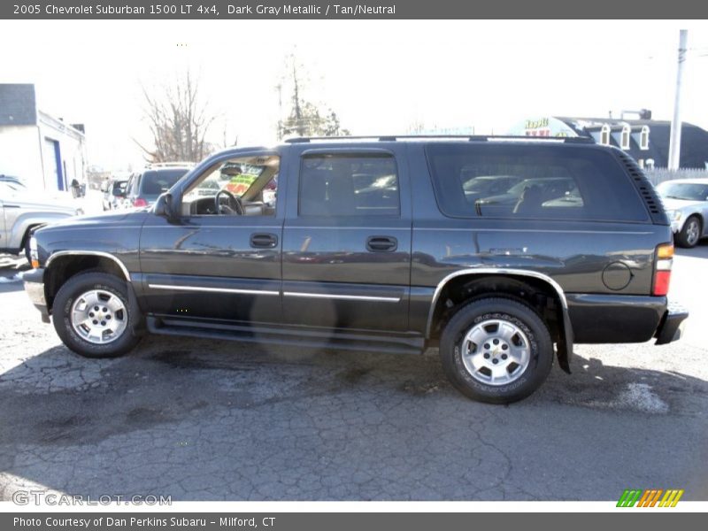 Dark Gray Metallic / Tan/Neutral 2005 Chevrolet Suburban 1500 LT 4x4