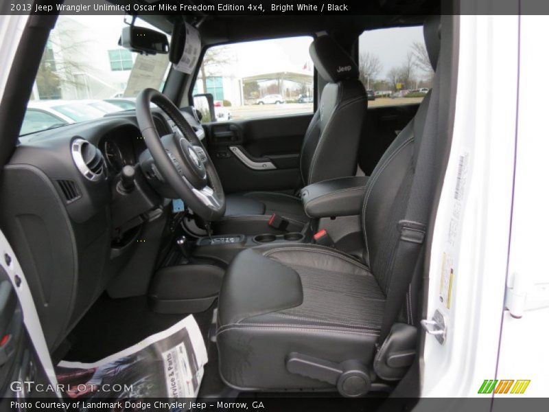  2013 Wrangler Unlimited Oscar Mike Freedom Edition 4x4 Black Interior