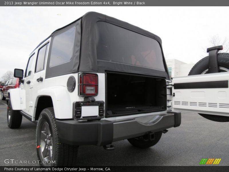 Bright White / Black 2013 Jeep Wrangler Unlimited Oscar Mike Freedom Edition 4x4