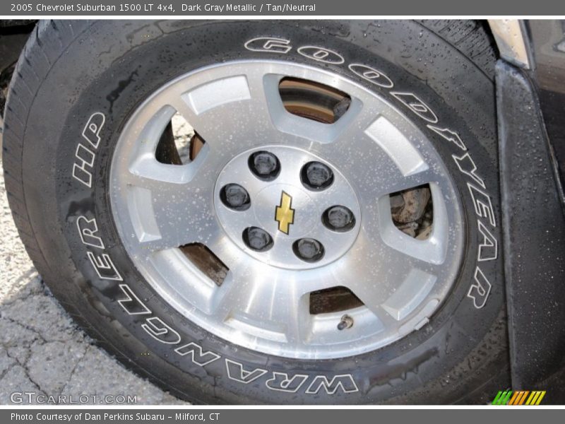 Dark Gray Metallic / Tan/Neutral 2005 Chevrolet Suburban 1500 LT 4x4