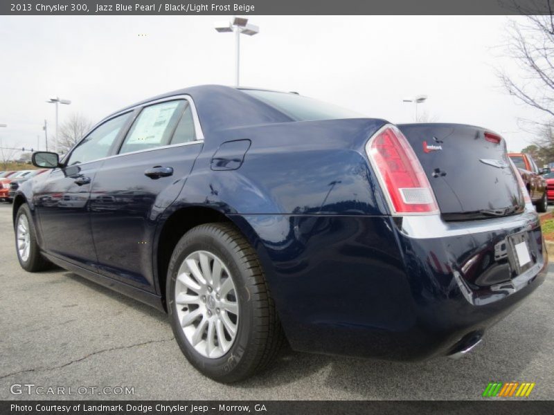 Jazz Blue Pearl / Black/Light Frost Beige 2013 Chrysler 300