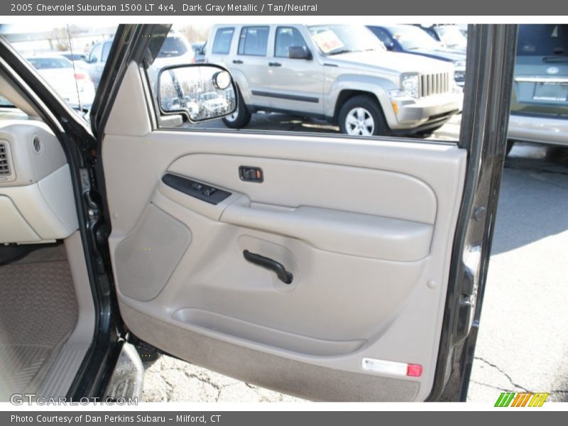 Dark Gray Metallic / Tan/Neutral 2005 Chevrolet Suburban 1500 LT 4x4