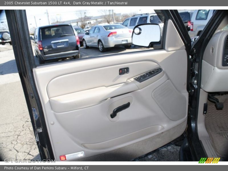 Dark Gray Metallic / Tan/Neutral 2005 Chevrolet Suburban 1500 LT 4x4