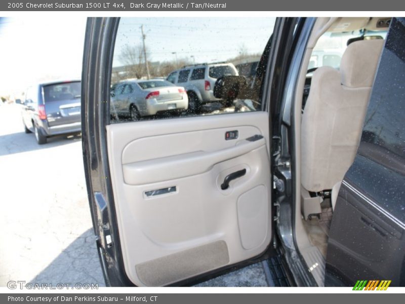 Dark Gray Metallic / Tan/Neutral 2005 Chevrolet Suburban 1500 LT 4x4