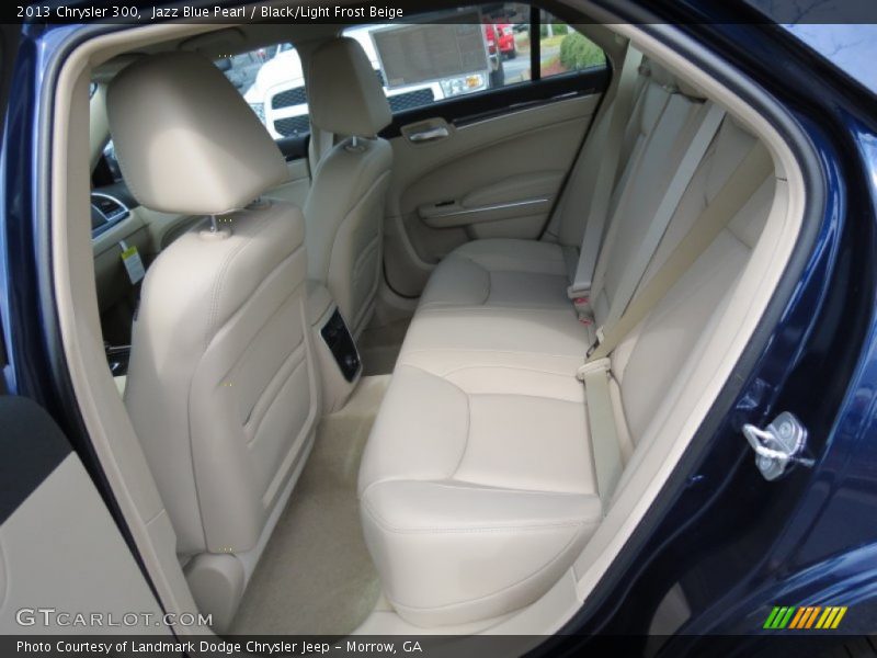 Jazz Blue Pearl / Black/Light Frost Beige 2013 Chrysler 300