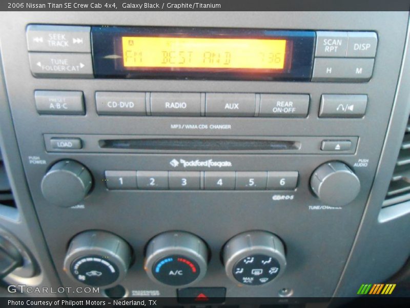 Galaxy Black / Graphite/Titanium 2006 Nissan Titan SE Crew Cab 4x4