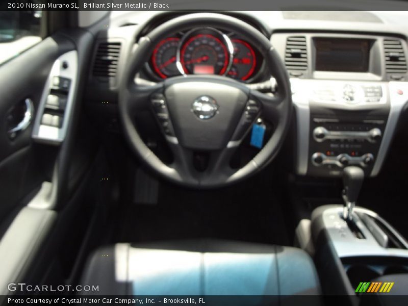 Brilliant Silver Metallic / Black 2010 Nissan Murano SL