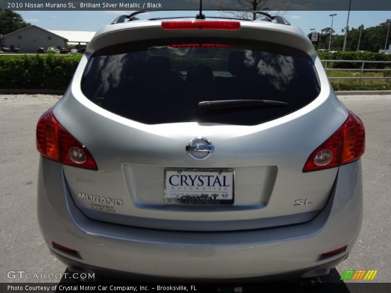Brilliant Silver Metallic / Black 2010 Nissan Murano SL