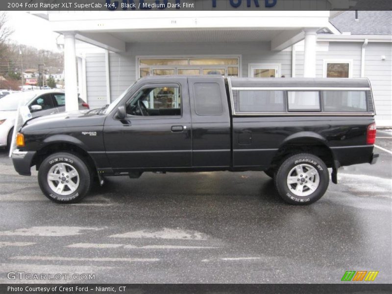 Black / Medium Dark Flint 2004 Ford Ranger XLT SuperCab 4x4