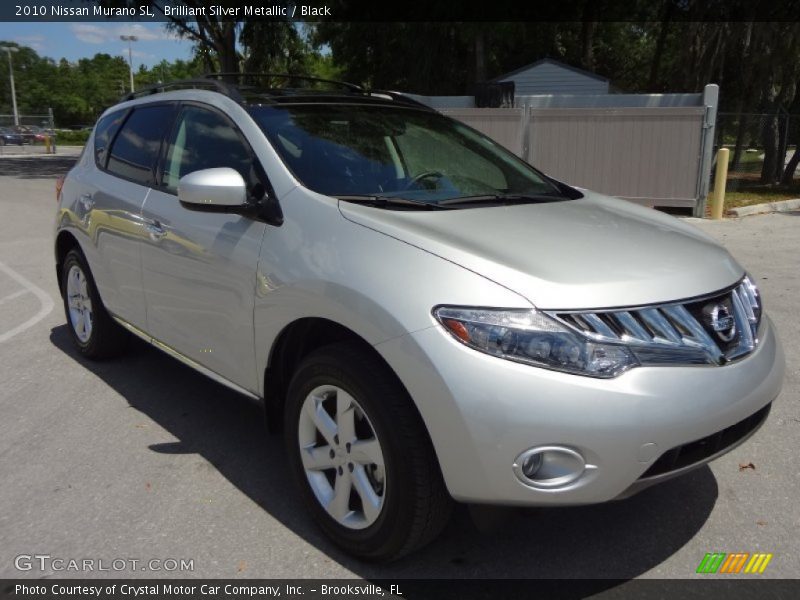 Brilliant Silver Metallic / Black 2010 Nissan Murano SL