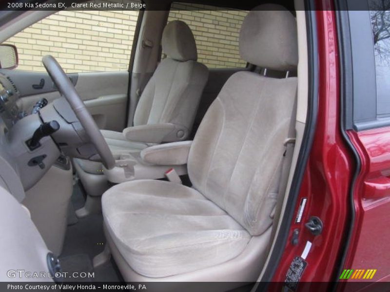 Claret Red Metallic / Beige 2008 Kia Sedona EX