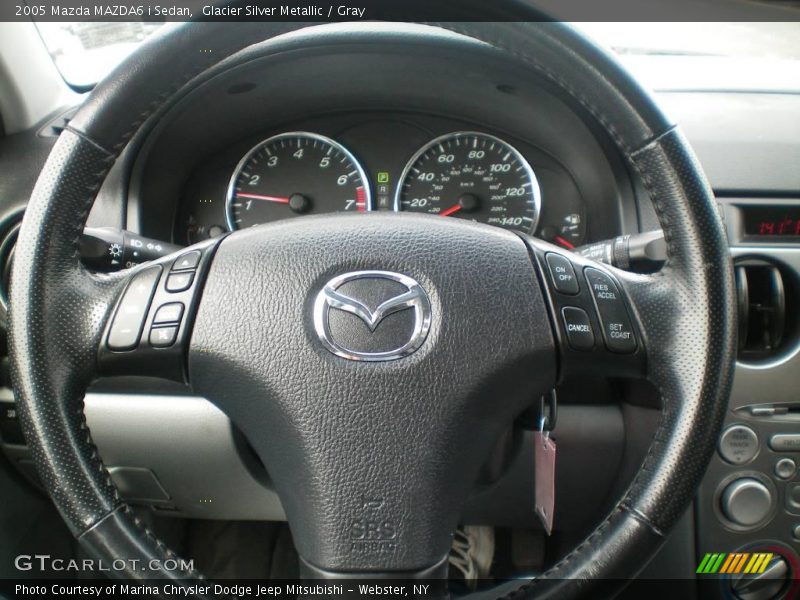 Glacier Silver Metallic / Gray 2005 Mazda MAZDA6 i Sedan