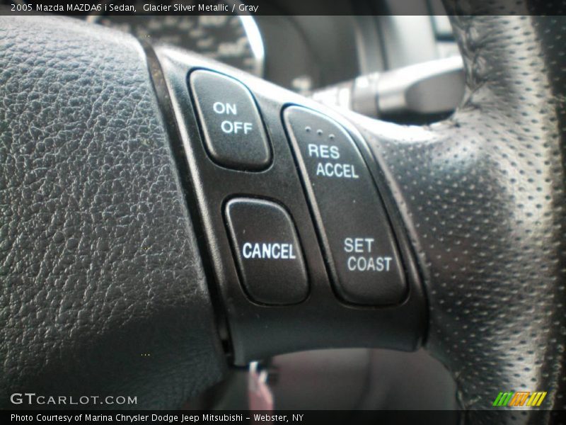 Glacier Silver Metallic / Gray 2005 Mazda MAZDA6 i Sedan
