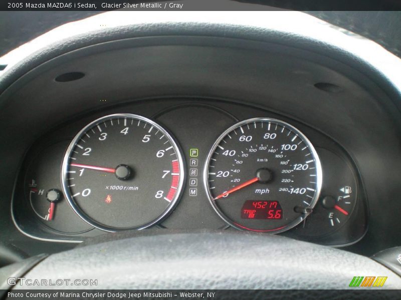 Glacier Silver Metallic / Gray 2005 Mazda MAZDA6 i Sedan