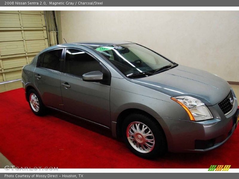 Magnetic Gray / Charcoal/Steel 2008 Nissan Sentra 2.0