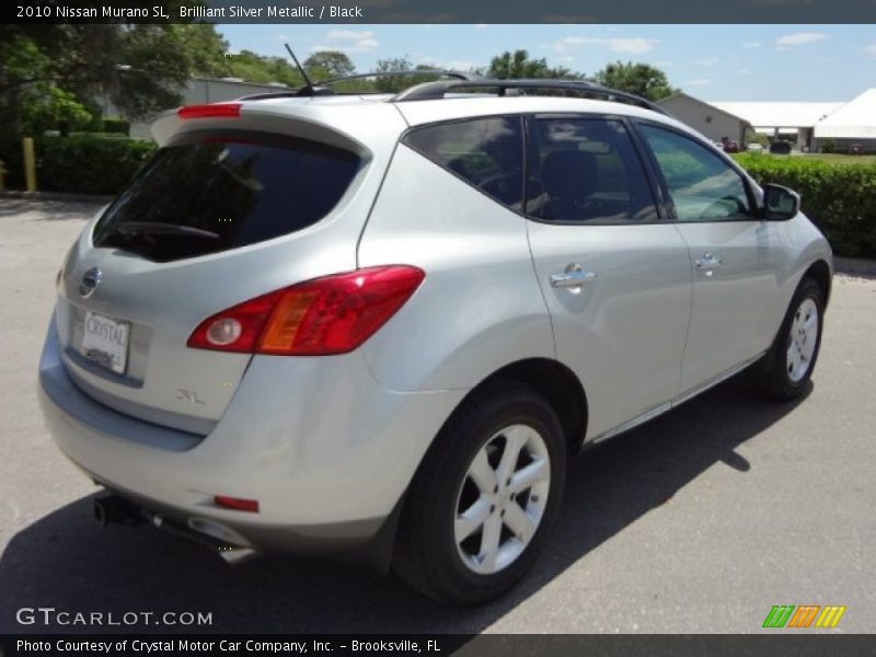 Brilliant Silver Metallic / Black 2010 Nissan Murano SL