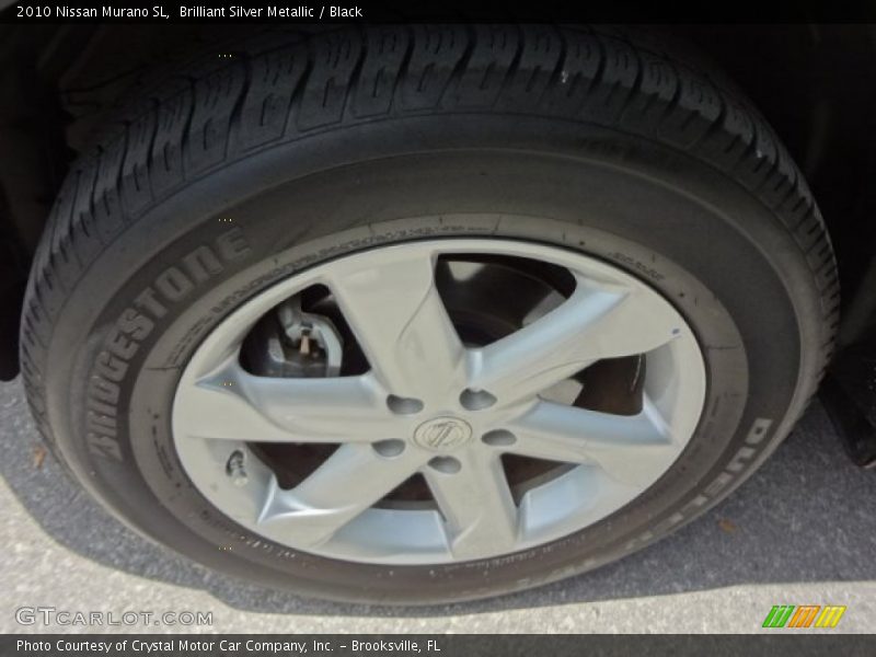 Brilliant Silver Metallic / Black 2010 Nissan Murano SL