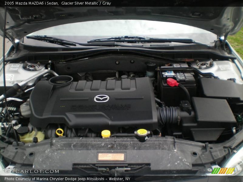 Glacier Silver Metallic / Gray 2005 Mazda MAZDA6 i Sedan