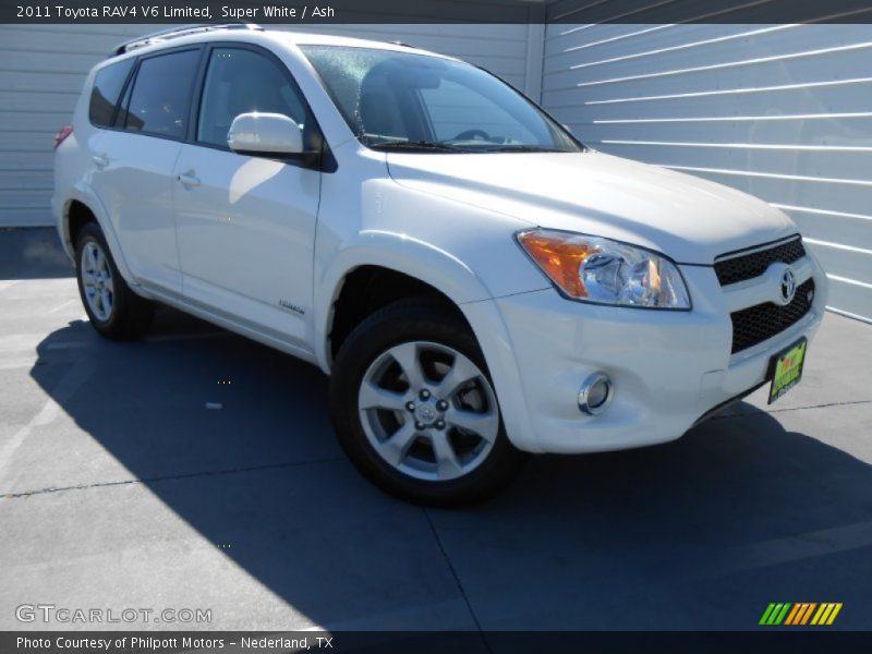 Super White / Ash 2011 Toyota RAV4 V6 Limited