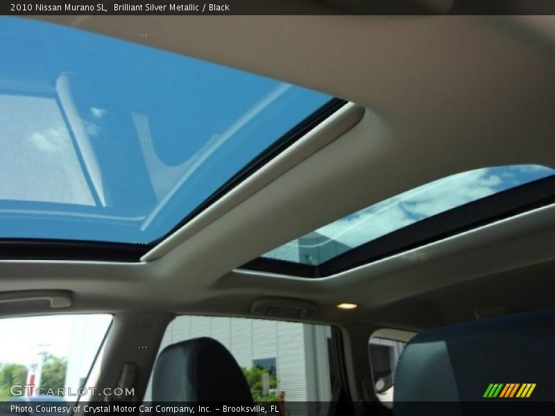 Brilliant Silver Metallic / Black 2010 Nissan Murano SL