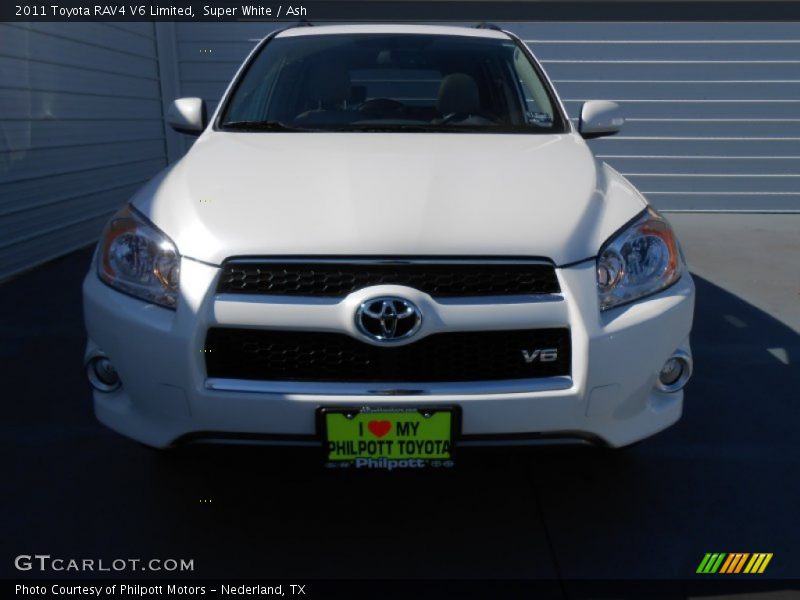 Super White / Ash 2011 Toyota RAV4 V6 Limited