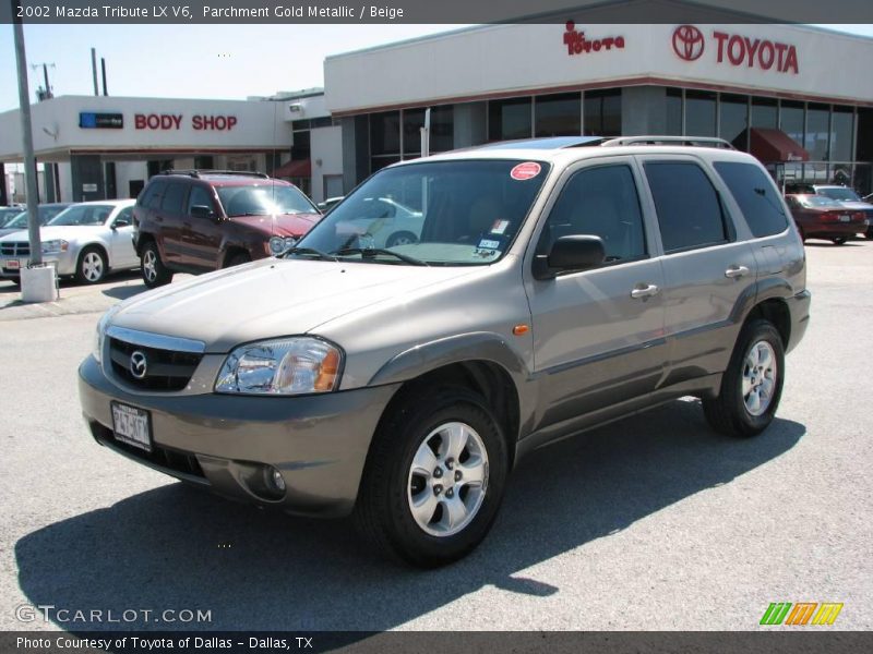 Parchment Gold Metallic / Beige 2002 Mazda Tribute LX V6