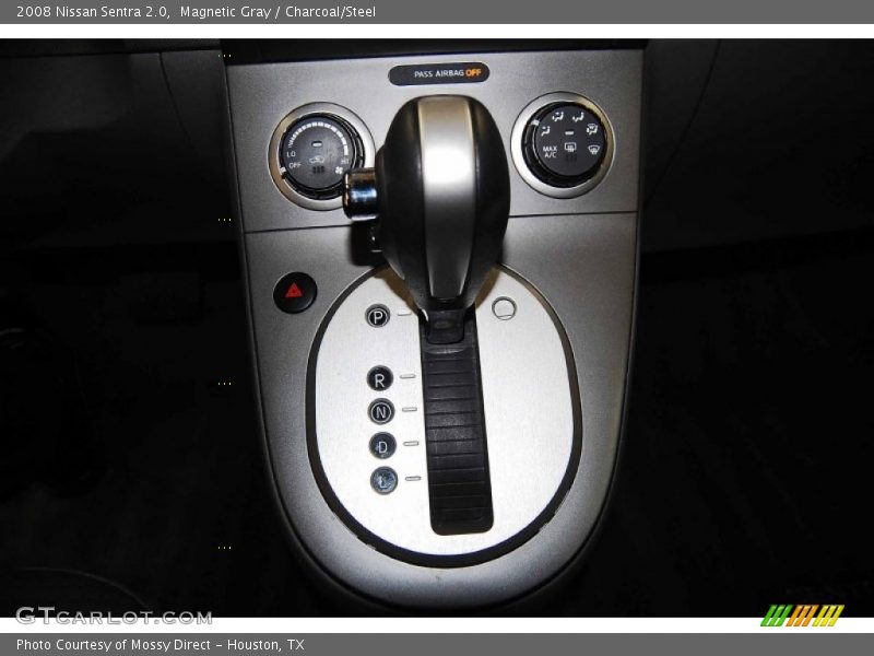 Magnetic Gray / Charcoal/Steel 2008 Nissan Sentra 2.0