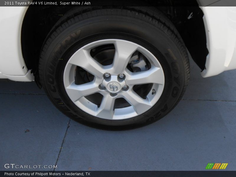 Super White / Ash 2011 Toyota RAV4 V6 Limited