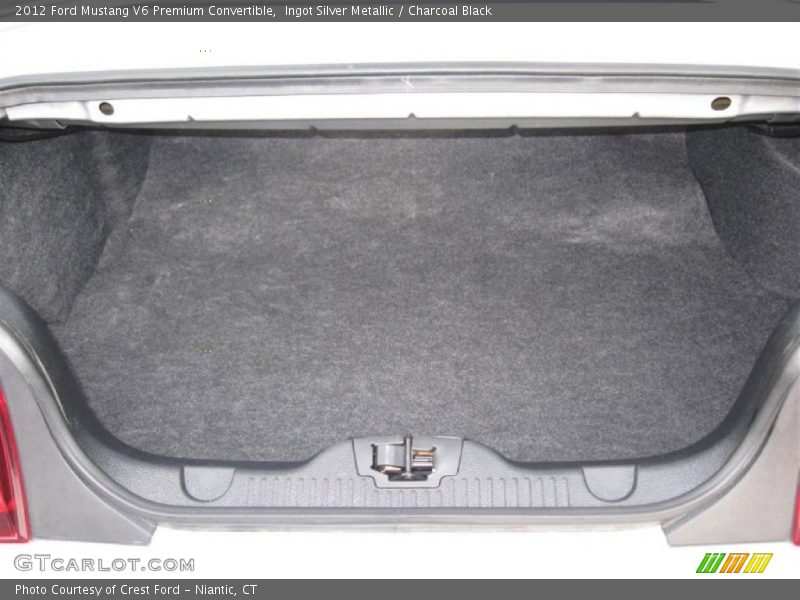 Ingot Silver Metallic / Charcoal Black 2012 Ford Mustang V6 Premium Convertible