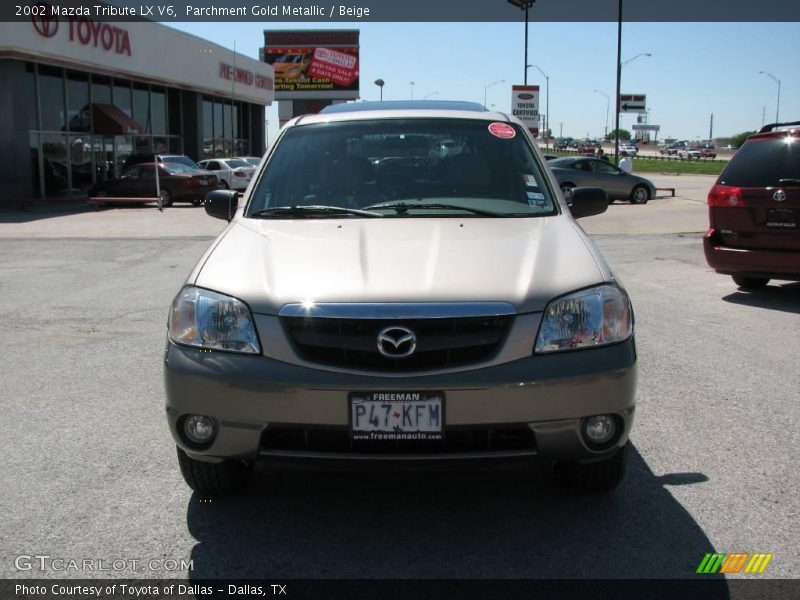 Parchment Gold Metallic / Beige 2002 Mazda Tribute LX V6