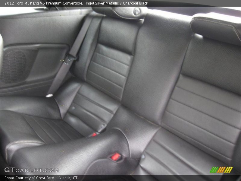 Ingot Silver Metallic / Charcoal Black 2012 Ford Mustang V6 Premium Convertible