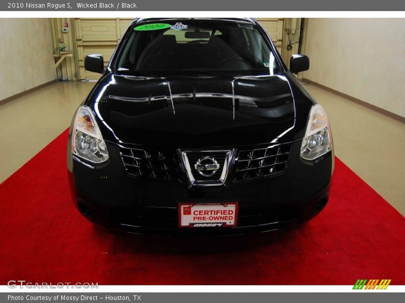 Wicked Black / Black 2010 Nissan Rogue S