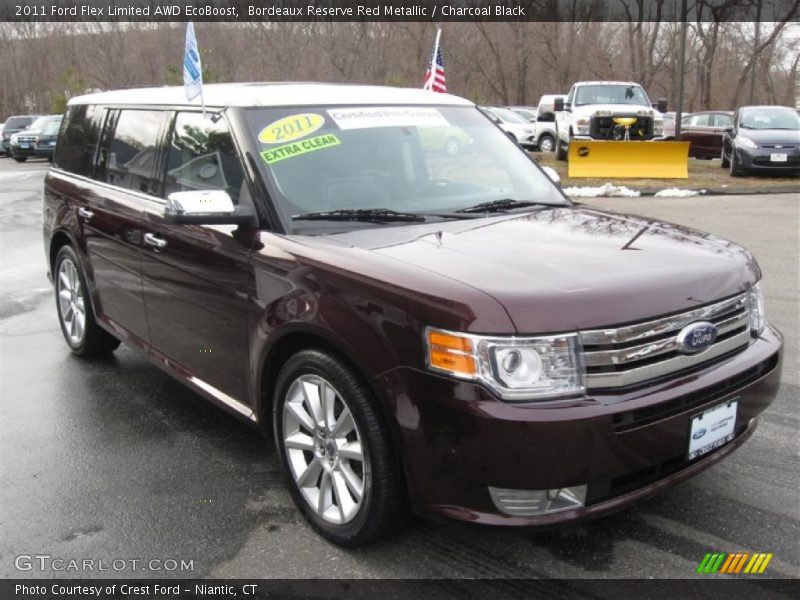 Bordeaux Reserve Red Metallic / Charcoal Black 2011 Ford Flex Limited AWD EcoBoost