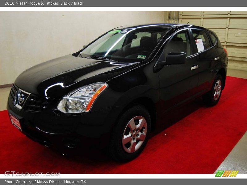 Wicked Black / Black 2010 Nissan Rogue S