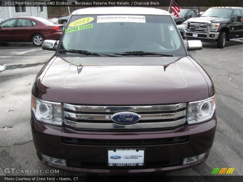 Bordeaux Reserve Red Metallic / Charcoal Black 2011 Ford Flex Limited AWD EcoBoost