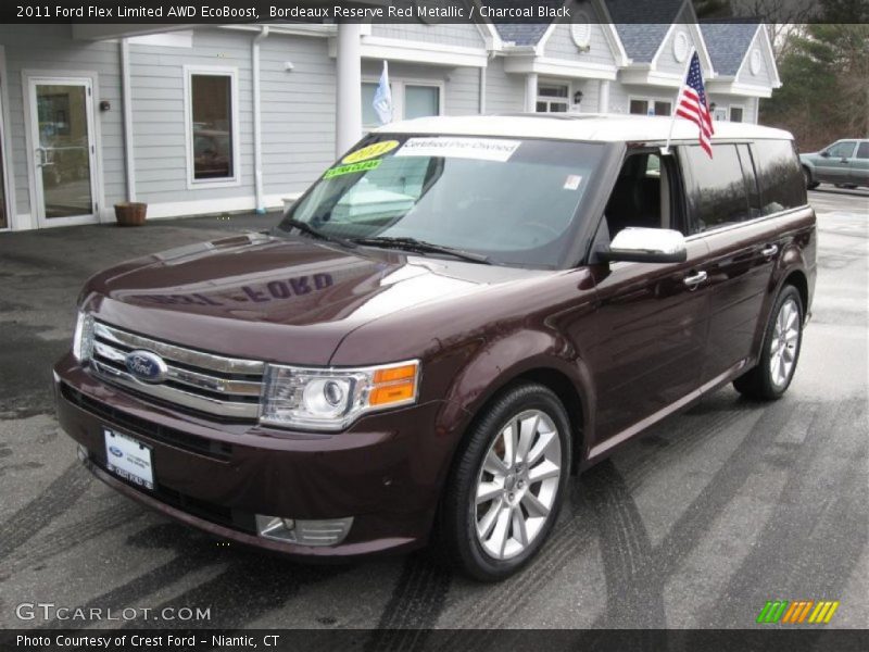 Bordeaux Reserve Red Metallic / Charcoal Black 2011 Ford Flex Limited AWD EcoBoost