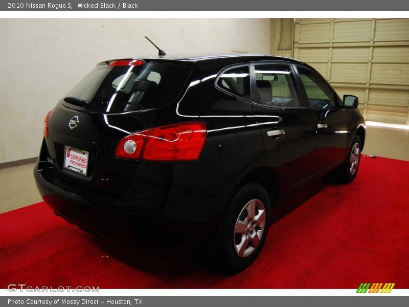 Wicked Black / Black 2010 Nissan Rogue S