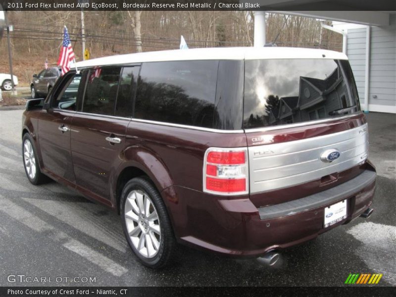 Bordeaux Reserve Red Metallic / Charcoal Black 2011 Ford Flex Limited AWD EcoBoost