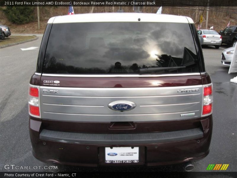 Bordeaux Reserve Red Metallic / Charcoal Black 2011 Ford Flex Limited AWD EcoBoost