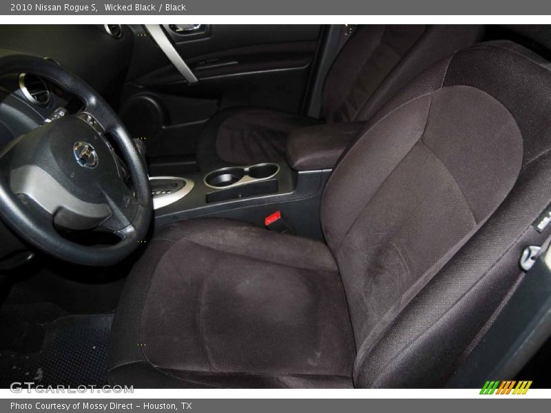 Wicked Black / Black 2010 Nissan Rogue S