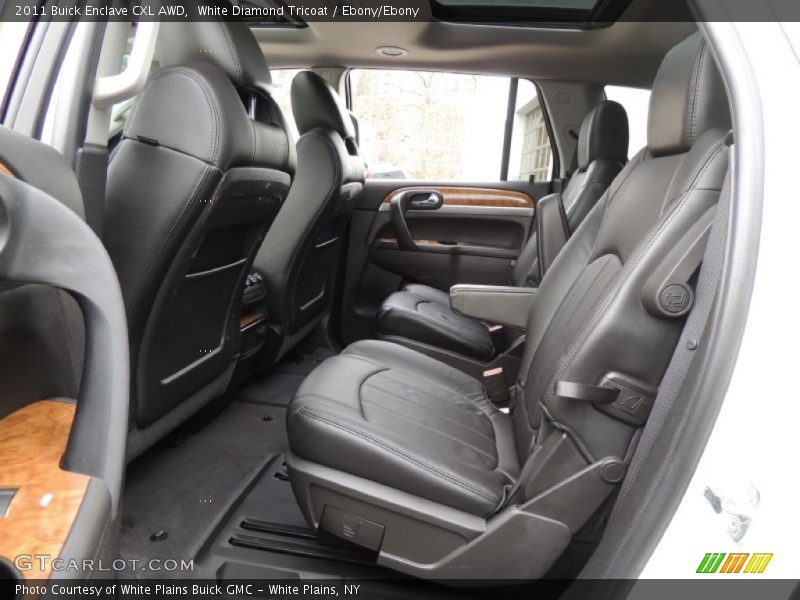 White Diamond Tricoat / Ebony/Ebony 2011 Buick Enclave CXL AWD