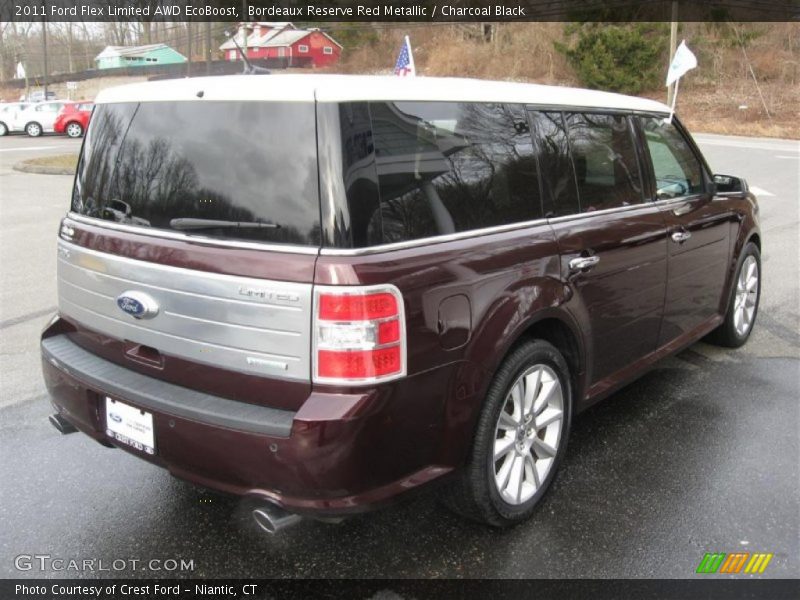 Bordeaux Reserve Red Metallic / Charcoal Black 2011 Ford Flex Limited AWD EcoBoost