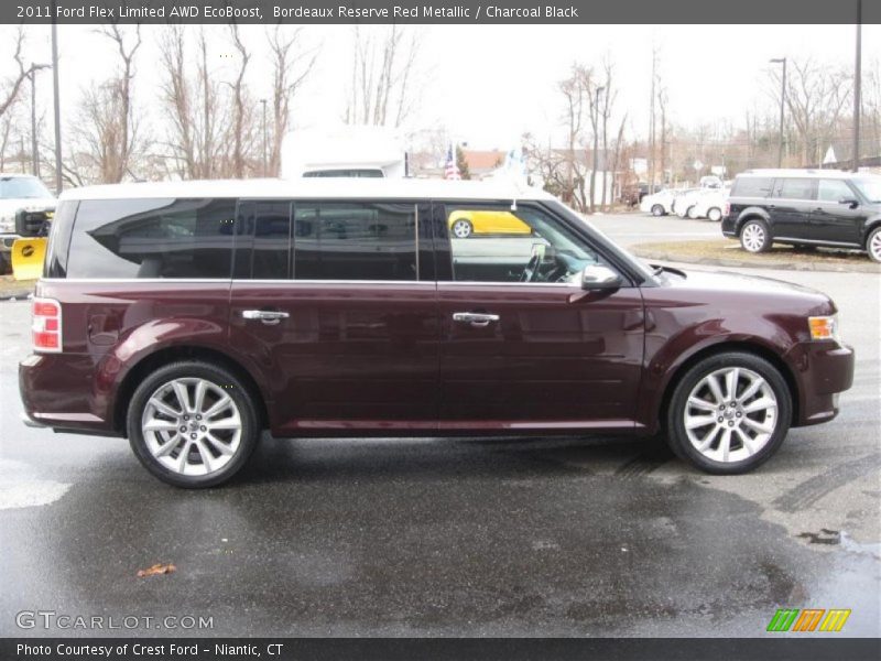 Bordeaux Reserve Red Metallic / Charcoal Black 2011 Ford Flex Limited AWD EcoBoost