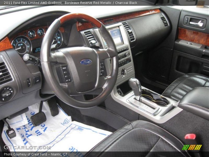 Bordeaux Reserve Red Metallic / Charcoal Black 2011 Ford Flex Limited AWD EcoBoost