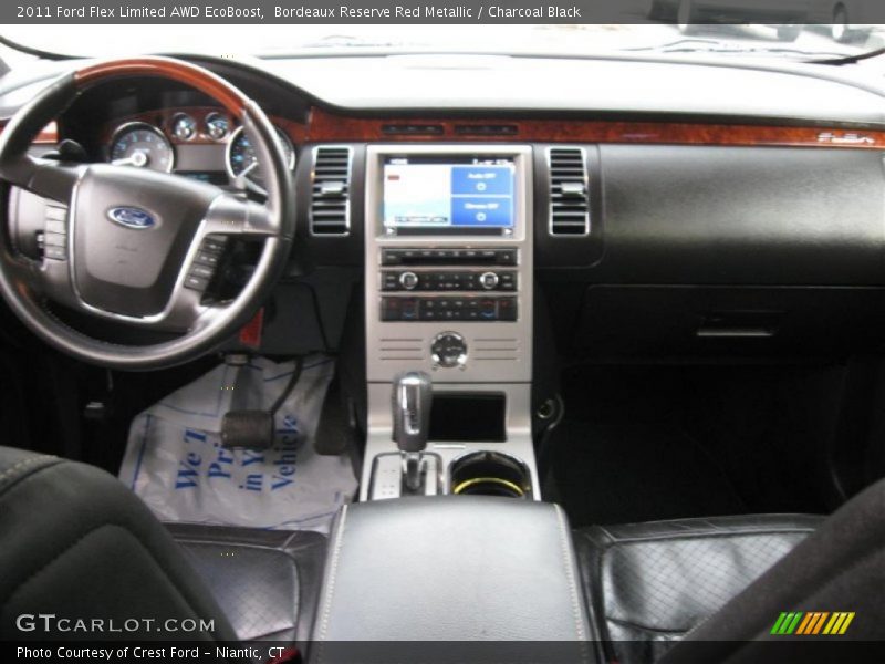 Bordeaux Reserve Red Metallic / Charcoal Black 2011 Ford Flex Limited AWD EcoBoost