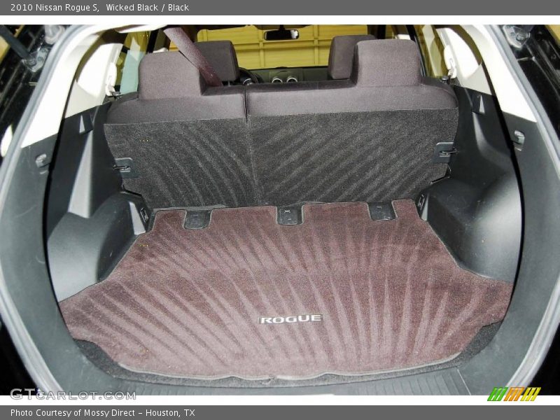 Wicked Black / Black 2010 Nissan Rogue S