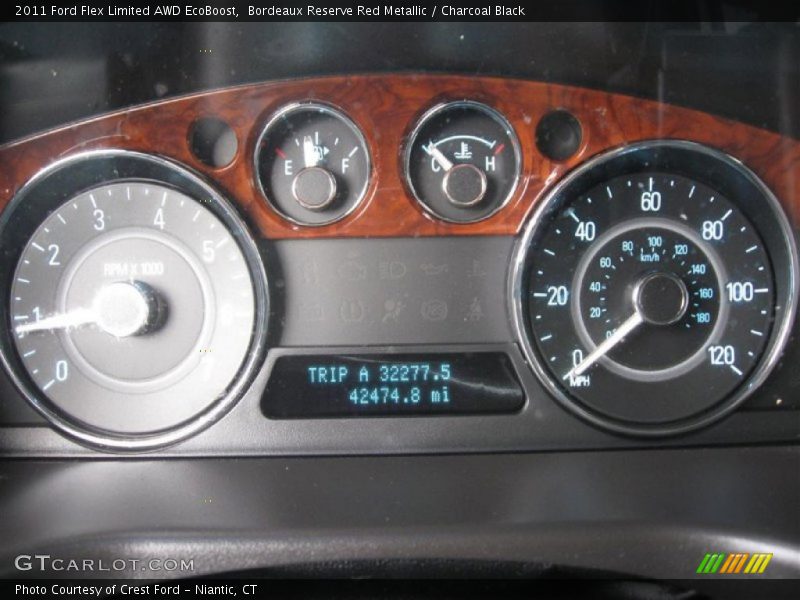 Bordeaux Reserve Red Metallic / Charcoal Black 2011 Ford Flex Limited AWD EcoBoost