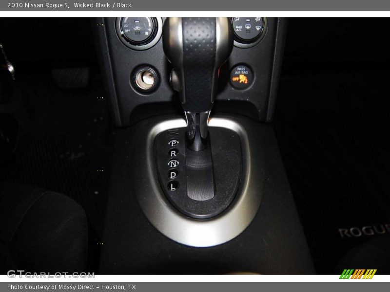 Wicked Black / Black 2010 Nissan Rogue S