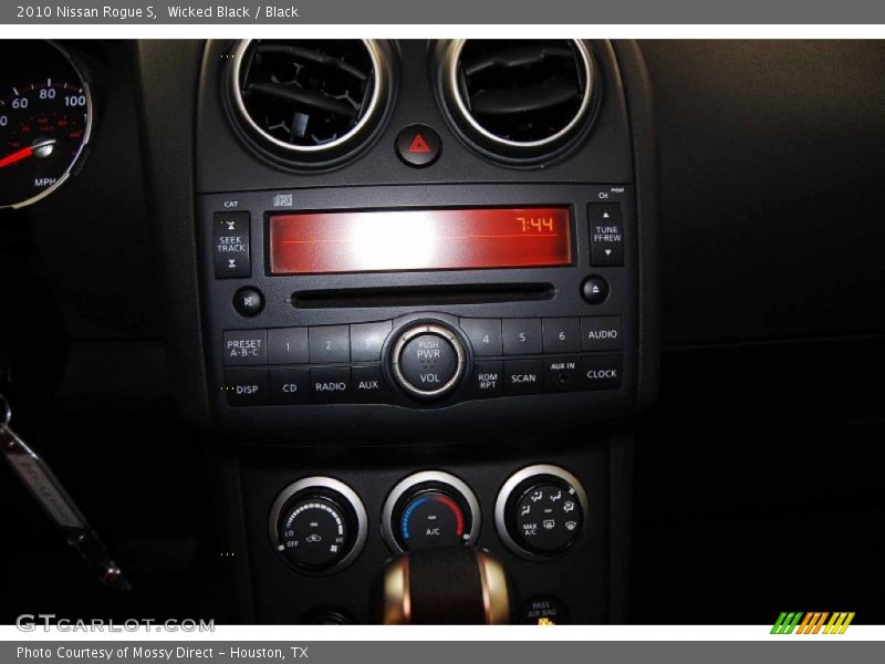 Wicked Black / Black 2010 Nissan Rogue S